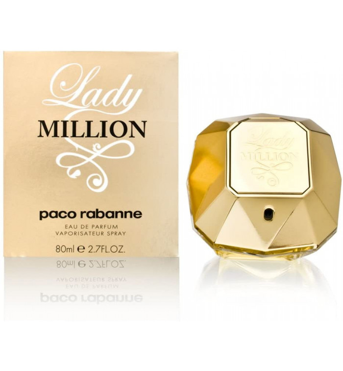 Paco Lady Million Eau de Parfum Spray for Women, 80 ml